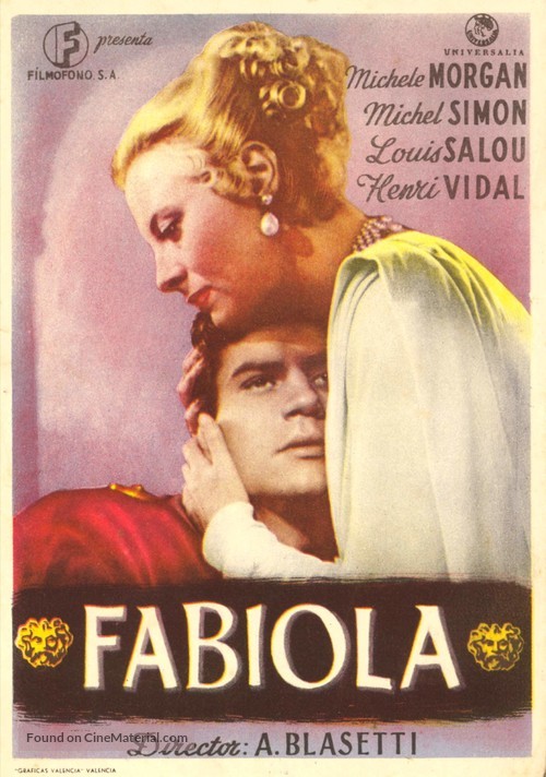 Fabiola - Spanish Movie Poster