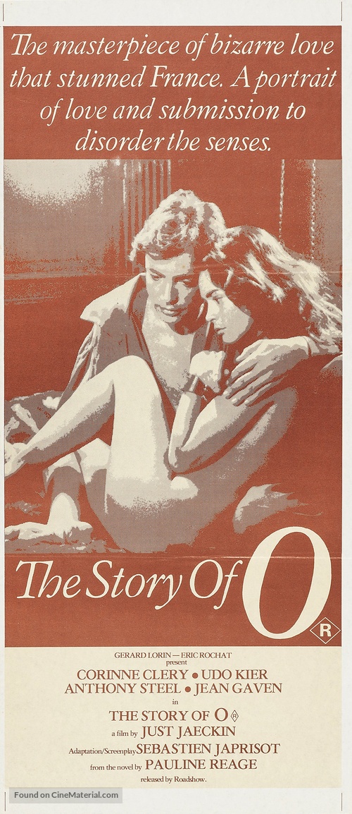 Histoire d&#039;O - Australian Movie Poster