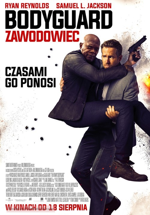 The Hitman&#039;s Bodyguard - Polish Movie Poster