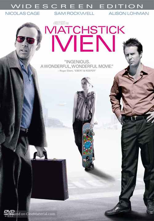 Matchstick Men - DVD movie cover