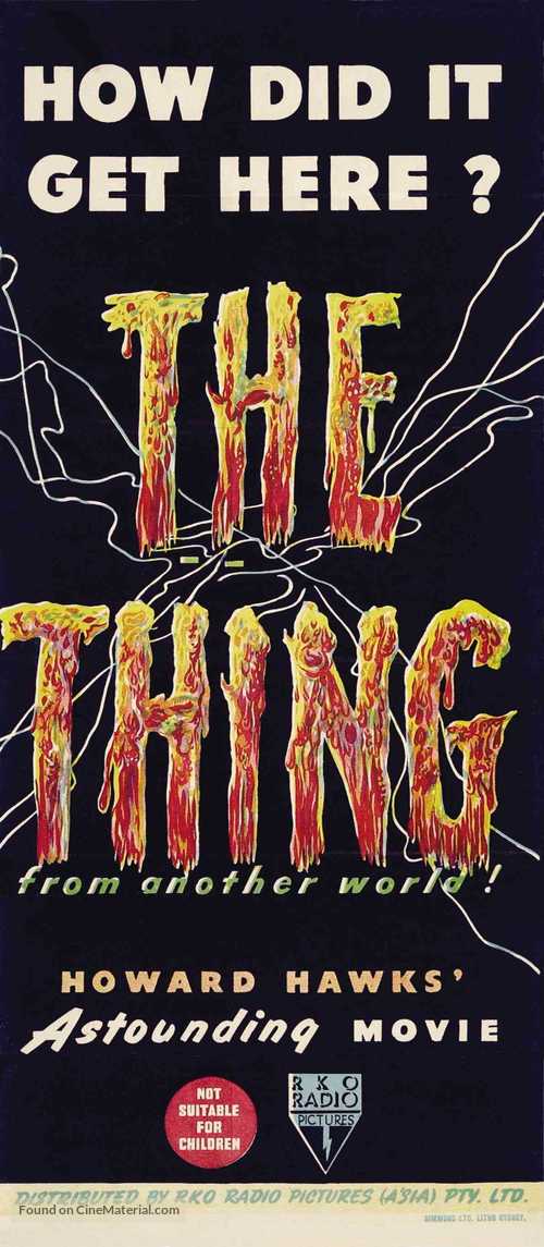 The Thing From Another World - Australian Movie Poster