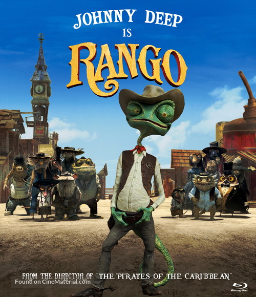 Rango (2011) blu-ray movie cover
