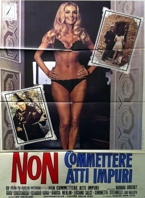 Non commettere atti impuri - Italian Movie Poster