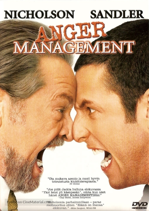 Anger Management - Finnish DVD movie cover