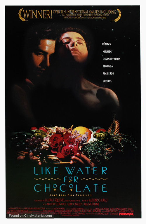 Como agua para chocolate - Movie Poster