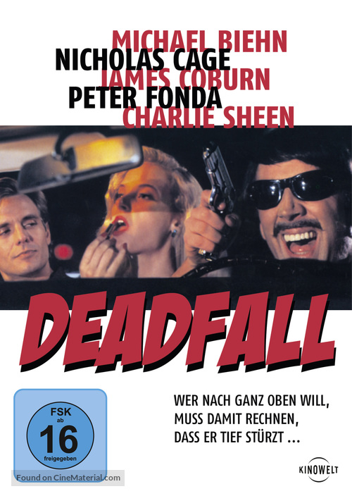 Deadfall - German DVD movie cover