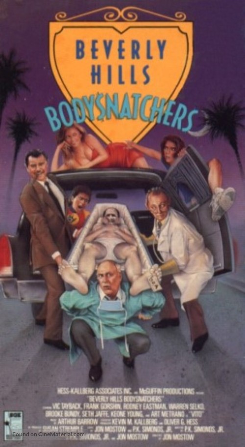 Beverly Hills Bodysnatchers - VHS movie cover