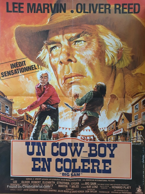 The Great Scout &amp; Cathouse Thursday - French Movie Poster