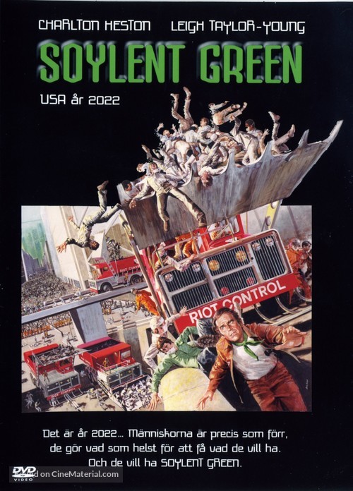 Soylent Green - Swedish DVD movie cover