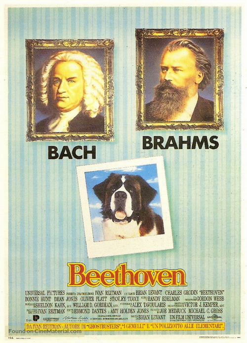 Beethoven - Italian Movie Poster