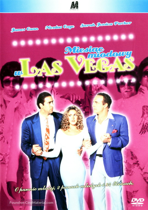 Honeymoon In Vegas - Polish DVD movie cover