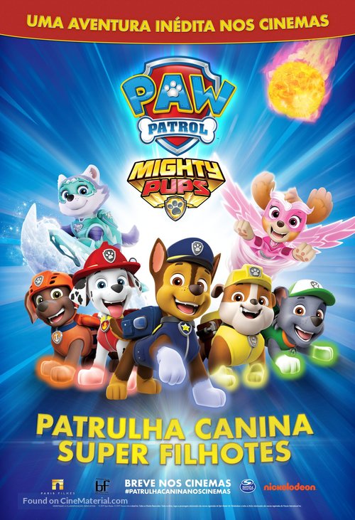 &quot;PAW Patrol&quot; Mighty Pups - Brazilian Movie Poster