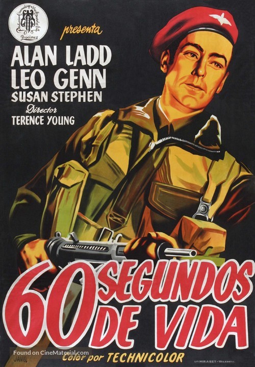 The Red Beret - Spanish Movie Poster