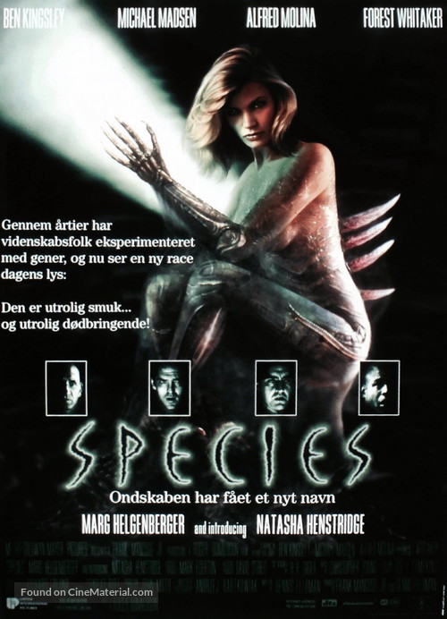 Species - Danish Movie Poster