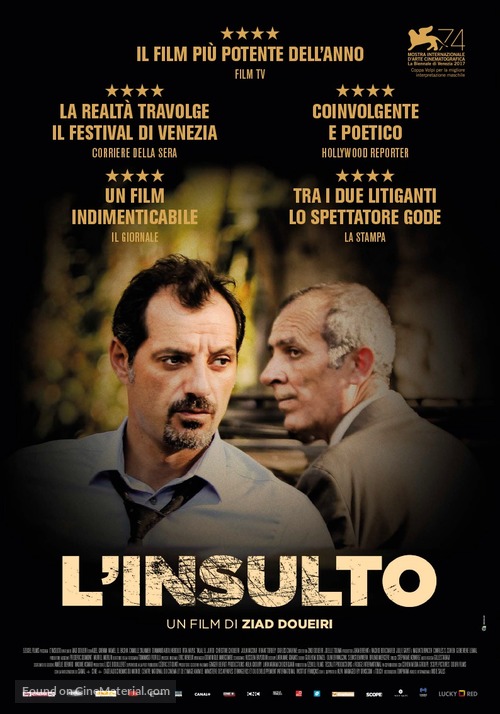 L&#039;insulte - Italian Movie Poster