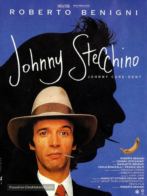 Johnny Stecchino - French Movie Poster