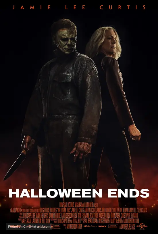 Halloween Ends 2022 Movie Poster Halloween Ends 2022 Movie Poster