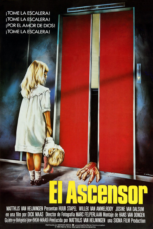 De lift - Spanish Movie Poster