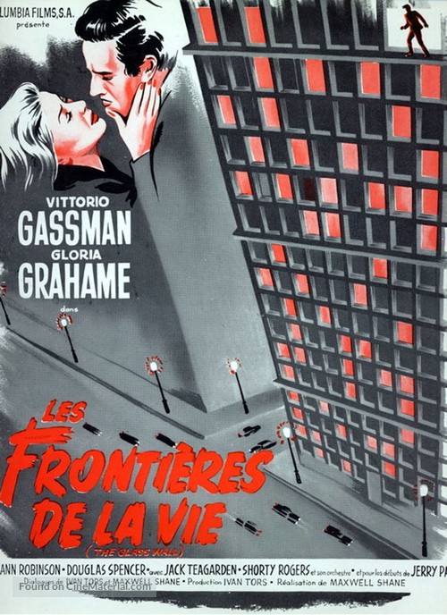 The Glass Wall - French Movie Poster