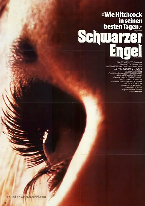 Obsession - German Movie Poster