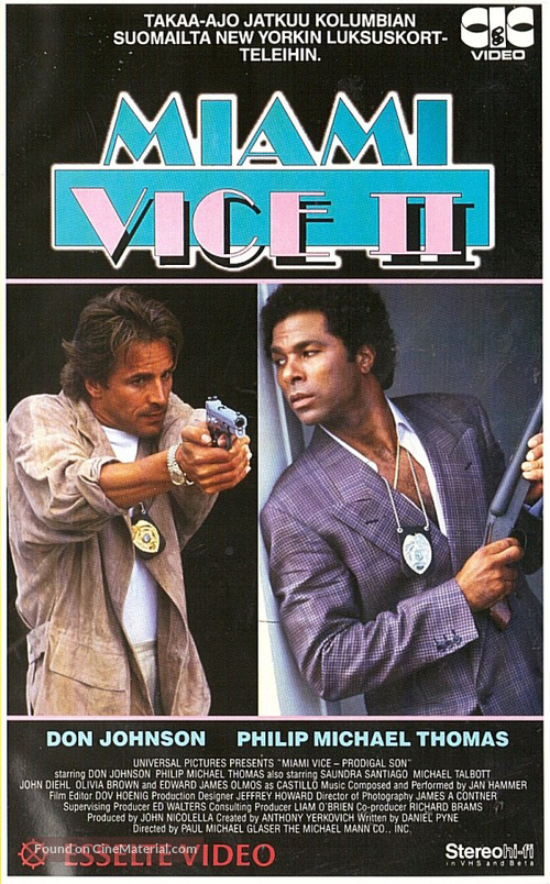 &quot;Miami Vice&quot; - Finnish Movie Cover