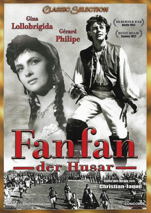 Fanfan la Tulipe - German DVD movie cover