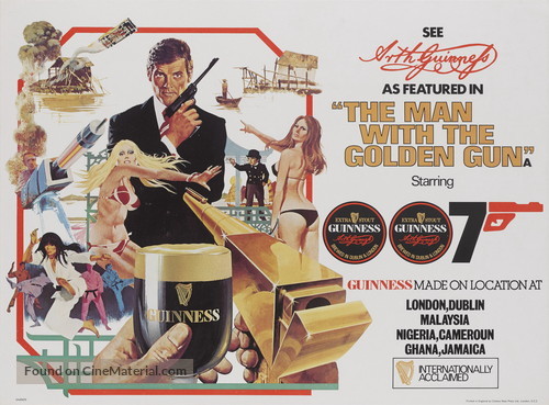 The Man With The Golden Gun - British Movie Poster