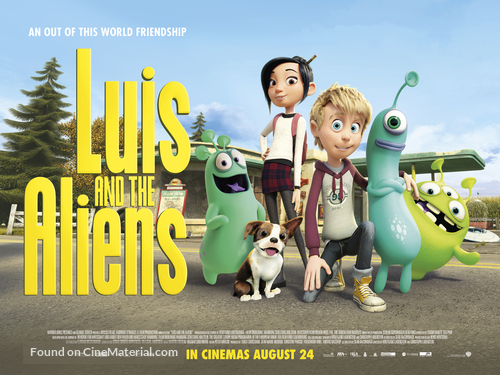 Luis &amp; the Aliens - British Movie Poster