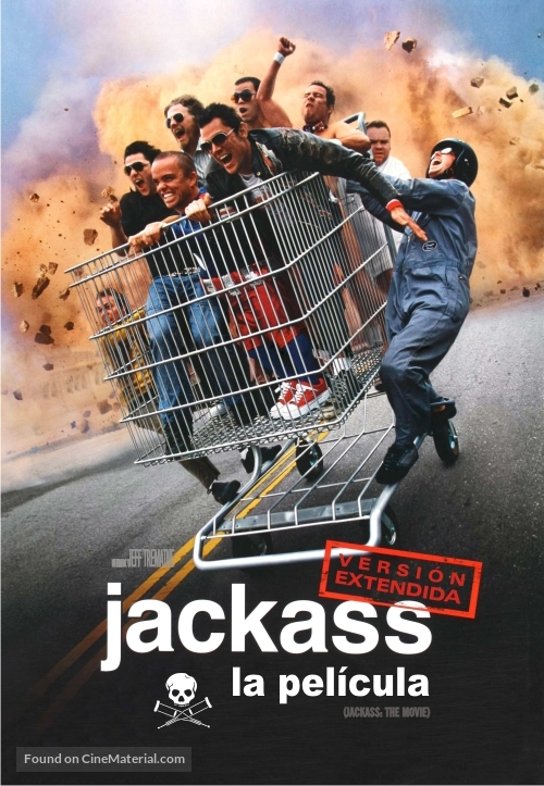 Jackass: The Movie - Argentinian DVD movie cover