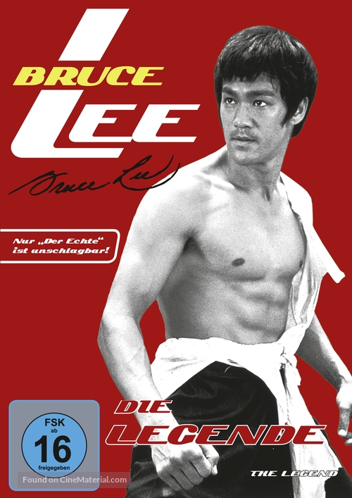 Bruce Lee, the Legend - German Movie Cover