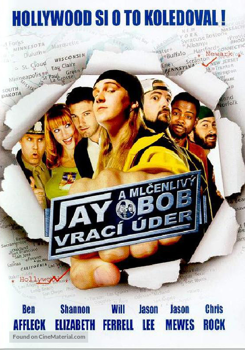 Jay And Silent Bob Strike Back - Czech DVD movie cover
