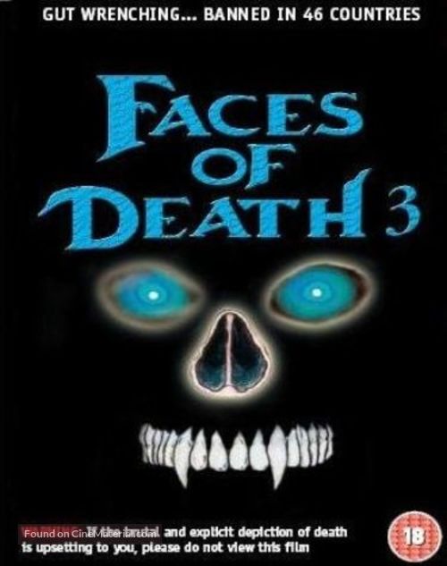 Faces of Death III - British Movie Cover