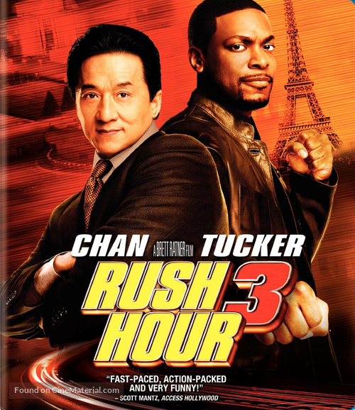 Rush Hour 3 - Blu-Ray movie cover