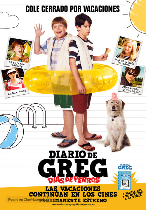 Diary of a Wimpy Kid: Dog Days - Spanish Movie Poster