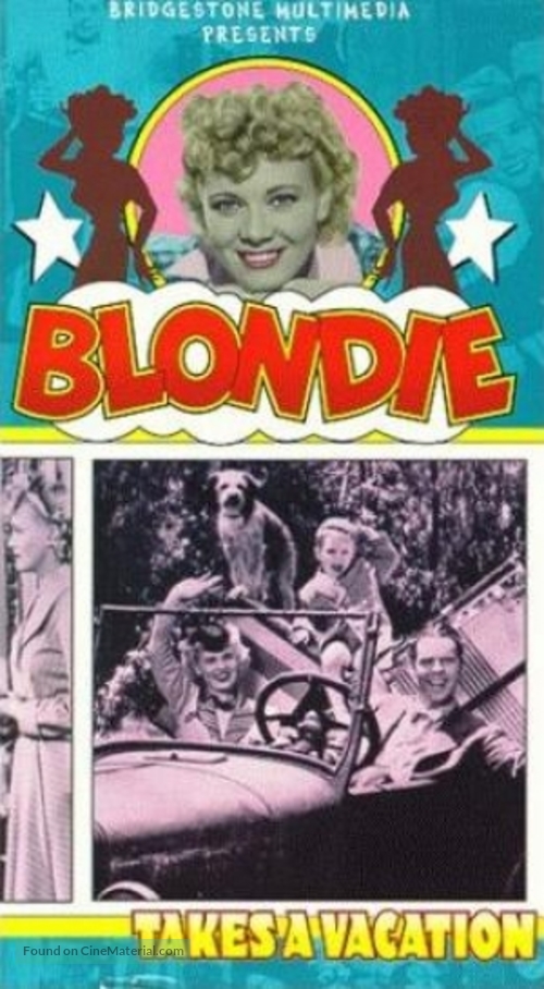 Blondie Takes a Vacation - VHS movie cover