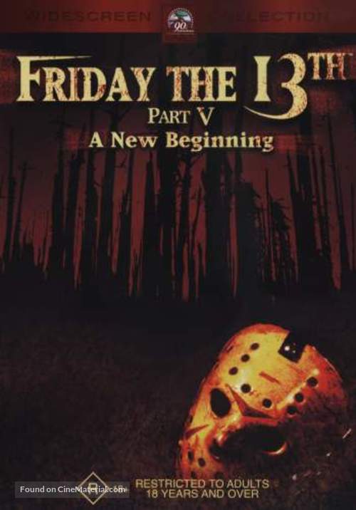 Friday the 13th: A New Beginning - Australian DVD movie cover