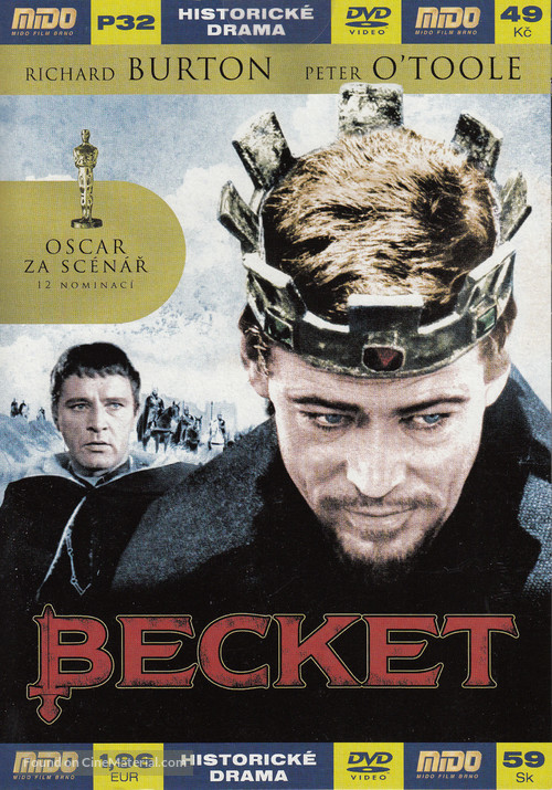 Becket - Czech DVD movie cover