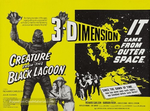 Creature from the Black Lagoon - British Combo movie poster