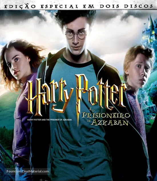 Harry Potter and the Prisoner of Azkaban - Brazilian Blu-Ray movie cover