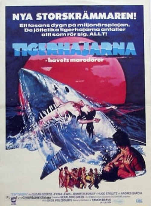 &iexcl;Tintorera! - Swedish Movie Poster