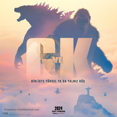 Godzilla x Kong: The New Empire - Turkish Movie Poster
