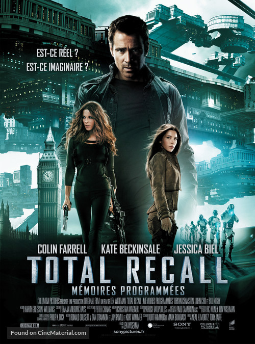 Total Recall - French Movie Poster