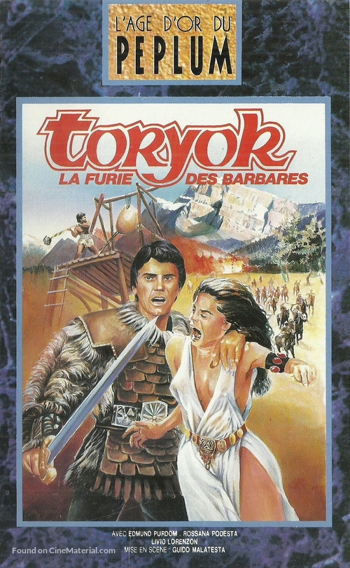 La furia dei barbari - French Movie Cover