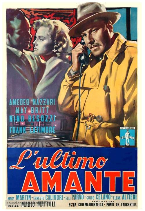 L&#039;ultimo amante - Italian Movie Poster