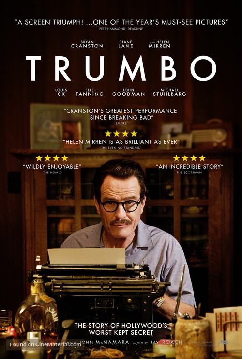 Trumbo - British Movie Poster