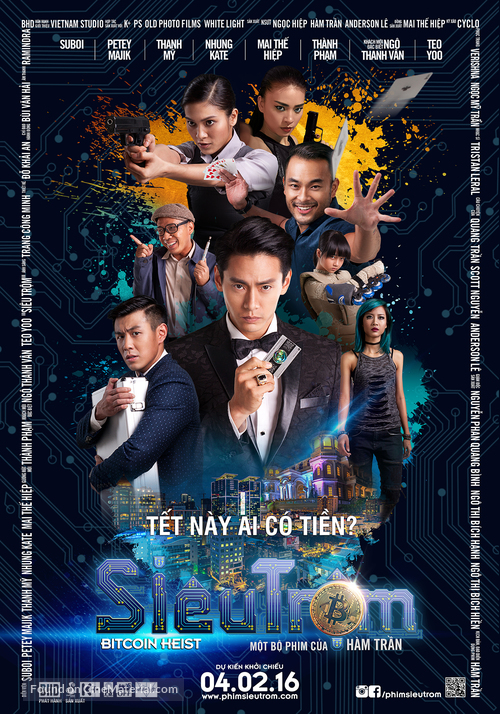 Bitcoins Heist - Vietnamese Movie Poster