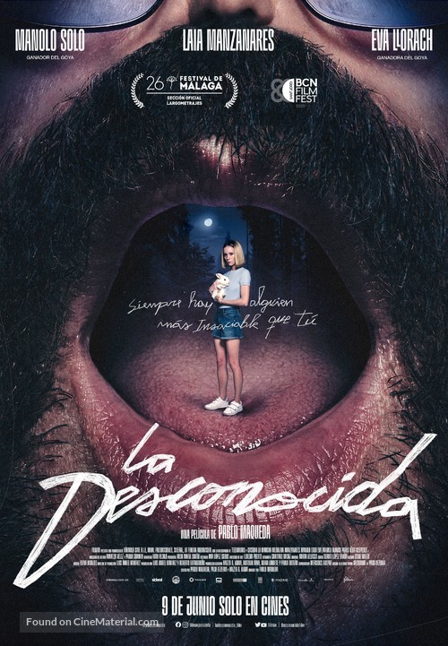 La desconocida - Spanish Movie Poster