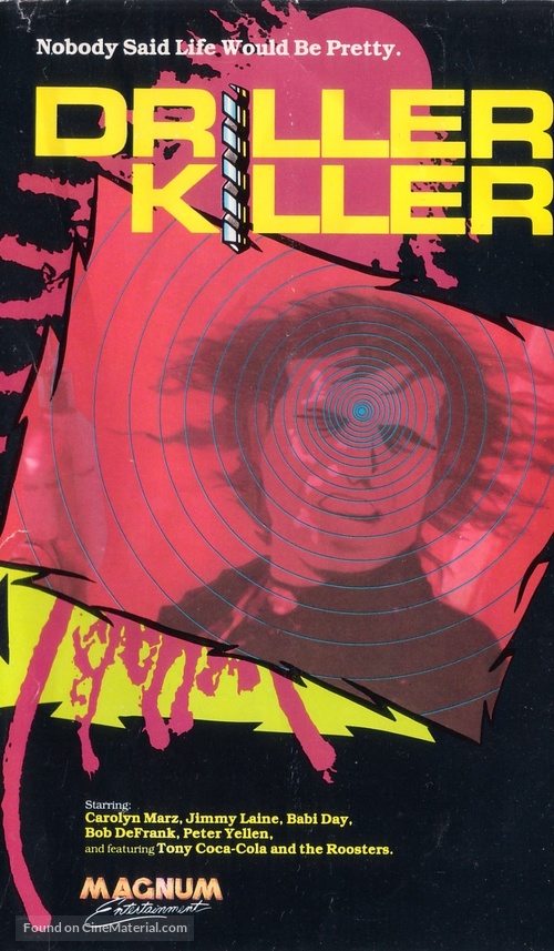 The Driller Killer - VHS movie cover