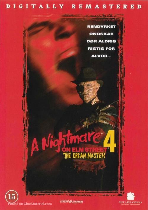 A Nightmare on Elm Street 4: The Dream Master - Danish Movie Cover