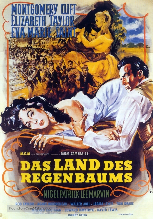 Raintree County - German Movie Poster